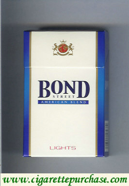 Bond Street cigarettes American Blend Lights Russia USA